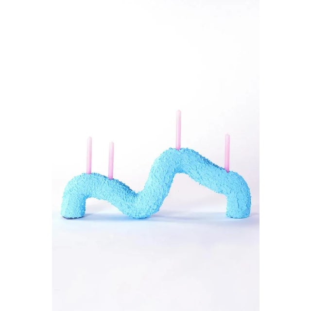 Bougulure candleholder by Behaghel Foiny Design 2020 Materials: Aluminium, Plaster Dimensions: 17 x 85 x 32 cm All our...