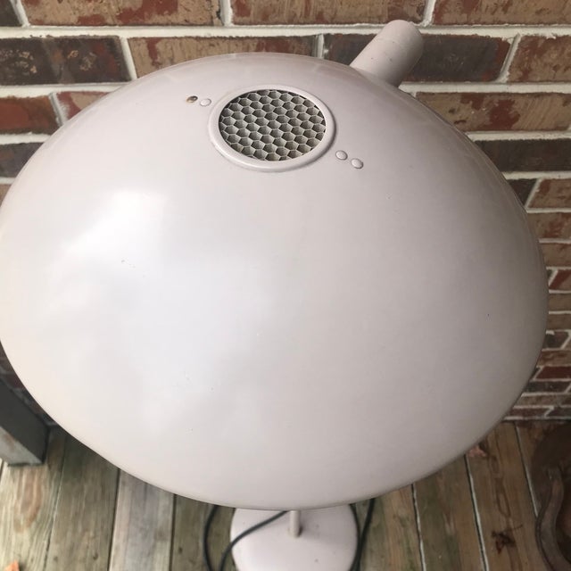 This is a rare Kert Verson atomic or art deco style 1940's-1950's enemaled industrial industrial or medical lamp. It...