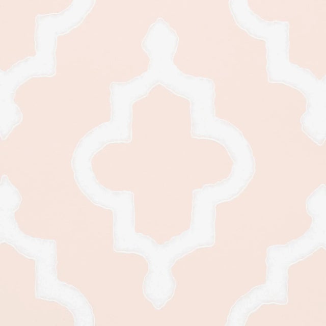 Contemporary Sample - Schumacher x Veere Greeney Jake Wallpaper in Quiet Pink For Sale - Image 3 of 4