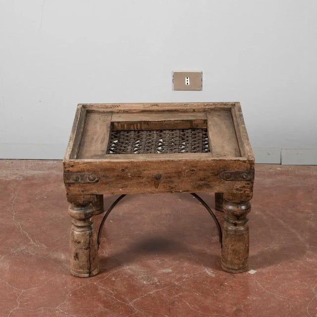 1950s Antique Window Grill Coffee Table For Sale - Image 5 of 18