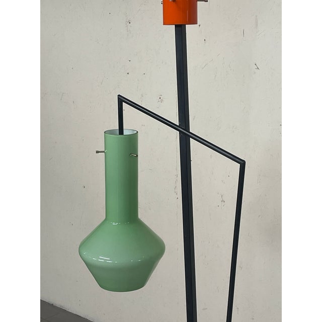 Metal Floor Lamp from Vetreria Laguna Murano, 1950s For Sale - Image 7 of 18