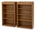 1970s Pair of 2 Vintage Oak-Grain Bookcases – Matching Pair For Sale - Image 4 of 9