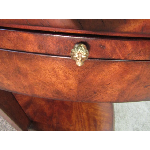 1990s Theodore Alexander Burl Wood Coffee Table Inspired by the 2nd Earl Spencer, Appointed 1st Lord of the Admiralty in 1795. For Sale - Image 5 of 14