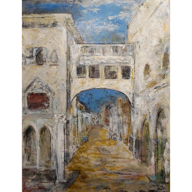 Italian Dorothy Brown - Venice View - 1956 Oil Painting For Sale - Image 3 of 11
