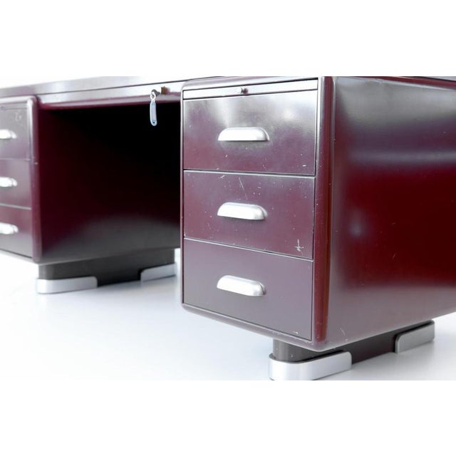 Steel Desk from Ahrend, Netherlands, 1933 For Sale - Image 6 of 14