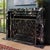 Warm Black Plum Blossom Fireplace Screen Iron For Sale - Image 11 of 12