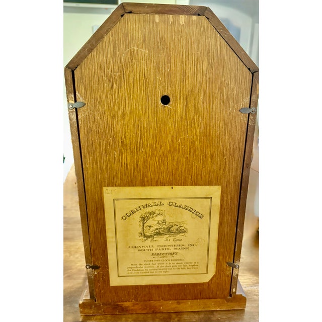 English Late 20th Century Cornwell Classics Pendulum Mantle Clock With Westminster Chimes For Sale - Image 3 of 12