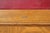Red Mid 20th Century Reclaimed Mission 86.125 In. Golden Oak Red Vinyl Bench For Sale - Image 8 of 15