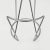 Postmodern Italian Chromed Metal Round Base Stool with Footrest For Sale - Image 16 of 18