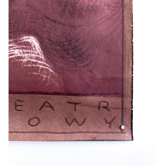 Brown Don Juan Original Theater Poster by Franciszek Starowieyski, 1983 For Sale - Image 8 of 10