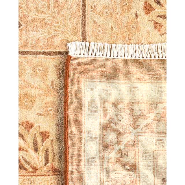 2000 - 2009 Mogul, One-of-a-Kind Hand-Knotted Area Rug - Brown, 8' 2" x 9' 10" For Sale - Image 5 of 8