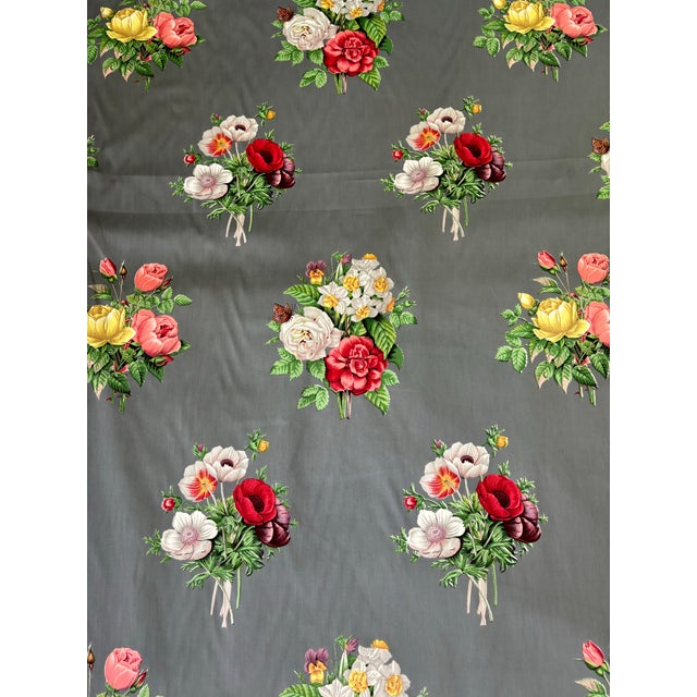 13 Yards Brunschwig & Fils Cotton Chintz Fabric For Sale