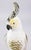 Vintage Italian Majolica White Cockatoos Parrots Birds - A Pair For Sale - Image 11 of 13