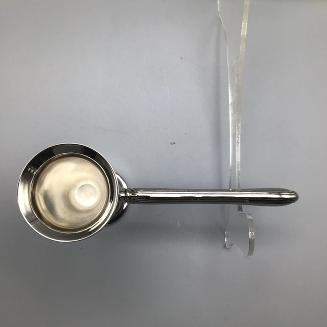 Vintage Silver Plated Gavel Style Bar Tool Jigger For Sale - Image 9 of 12