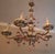 Vintage Boho Six-Arm Chandelier in Ceramic and Gilt Brass For Sale - Image 5 of 10