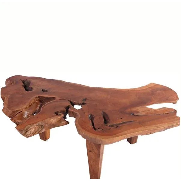 Coffee Organic Modern Slab Coffee Table For Sale - Image 8 of 8