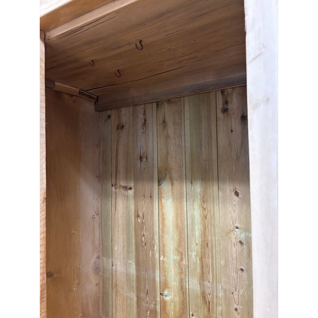 19th Century English Pine Single Door Wardrobe For Sale In Naples, FL - Image 6 of 10