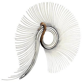 Brass Swan in the Manner of Curtis Jeré For Sale