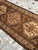 Camel Persian Bibikabad Hexagonal Medallion Runner Rug - 3'7" X 11'6" For Sale - Image 10 of 12