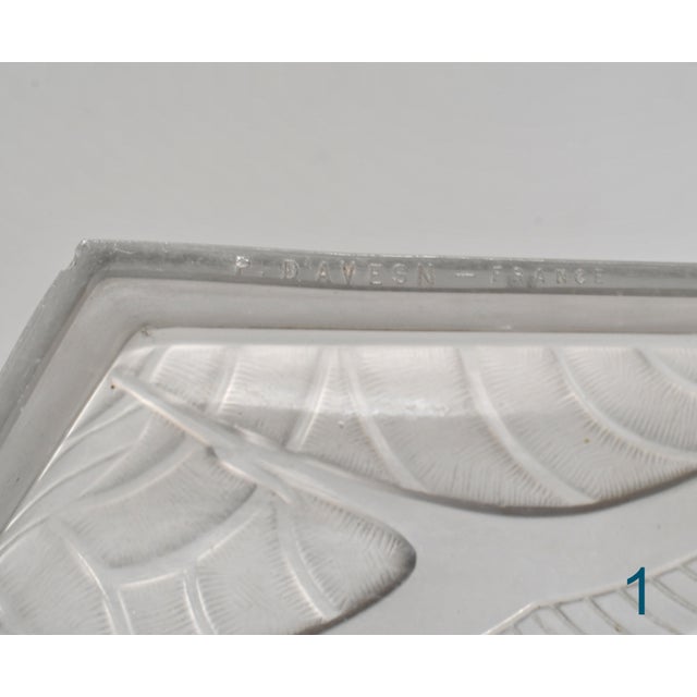 French Art Deco Wall Sconces by Pierre d'Avesn Lorrain Daum 1930 France #1 - A Pair For Sale - Image 15 of 18