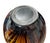 Modern Large Vintage Tortoiseshell Hand Blown Murano Glass Vase For Sale - Image 3 of 4