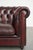 Cowhide Chesterfield 2.5-Seater Sofa in Oxblood Red For Sale - Image 9 of 14