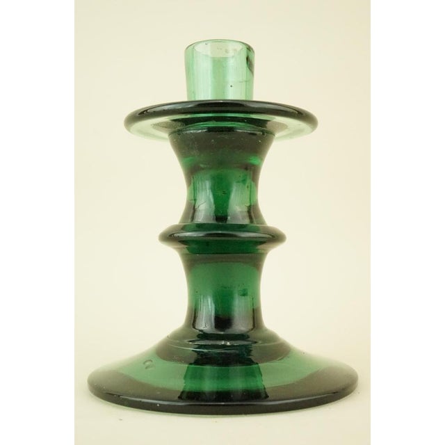 Glass Vintage Glassworks Candleholder by Enrico Taddei, 1940s For Sale - Image 7 of 18