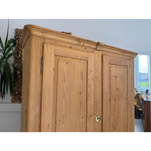 Tyrolean Baroque Farmhouse Wardrobe For Sale - Image 12 of 13
