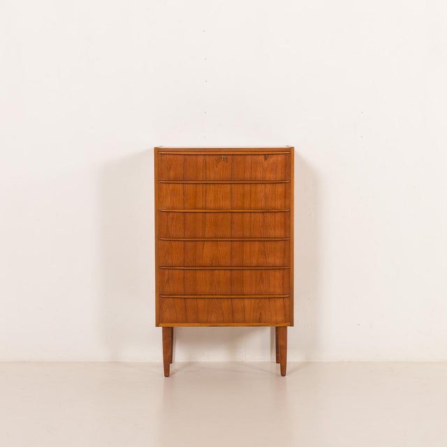This classic Danish dresser was made in the 1960s. It’s a great example of Scandinavian craftsmanship and timeless mid-...