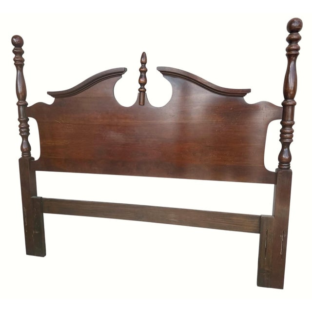 Kincaid Solid Cherry Queen Size Bed Frame 62" X 88" X 55” H - Rails Included - Made in North Carolina in 1986. Unlike many...