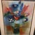 Sky Blue 1970s Original Contemporary Pastel Painting by Dan Partouche, Framed For Sale - Image 8 of 10