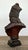 Brown Vintage Patinated Bust of Man For Sale - Image 8 of 12