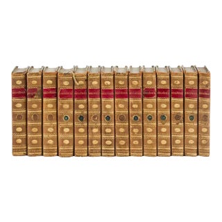 Late 18th Century French Volume Set, Oeuvres Completes D'Helvetius - 14 Books For Sale