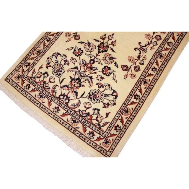 Middle Eastern Hand-Knotted Sarough Runner Rug For Sale - Image 5 of 11