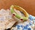 Green Bochic “Capri” Vintage Emerald, Ruby & Diamond Bangle Set In 18K Gold & Silver For Sale - Image 8 of 14