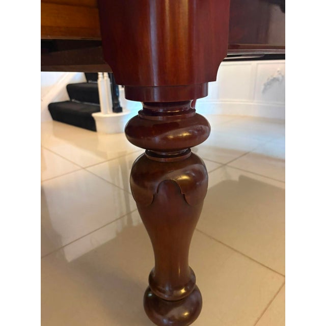Antique William IV Extendable Dining Table in Figured Mahogany, 1835 For Sale - Image 13 of 15