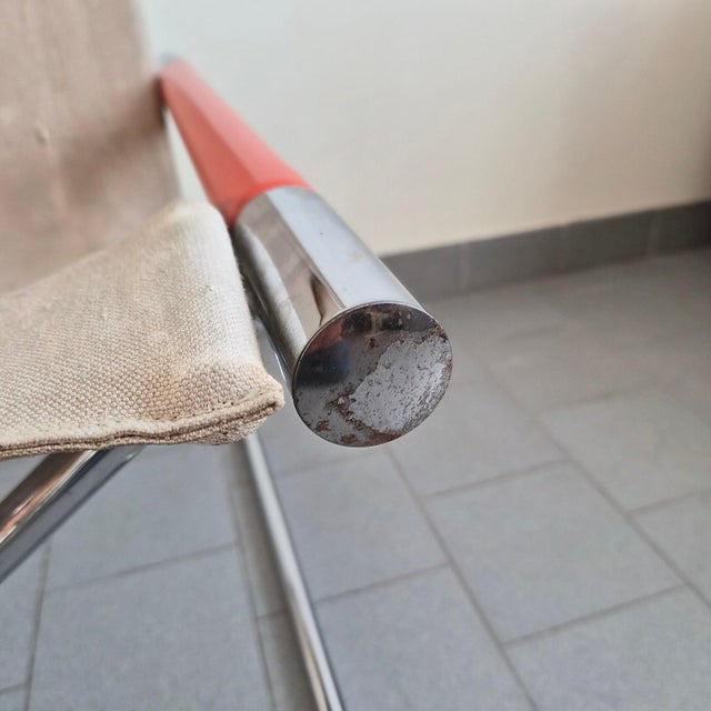 Vintage Japanese Folding Armchair, 1970s For Sale - Image 9 of 18