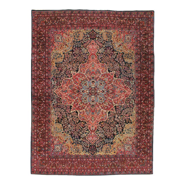 Galerie Shabab Collection Early 20th Century Persian Sarouk Room Size Carpet For Sale