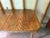 Wood Vintage Solid Oak Wood Dining Table With Leaves For Sale - Image 7 of 13