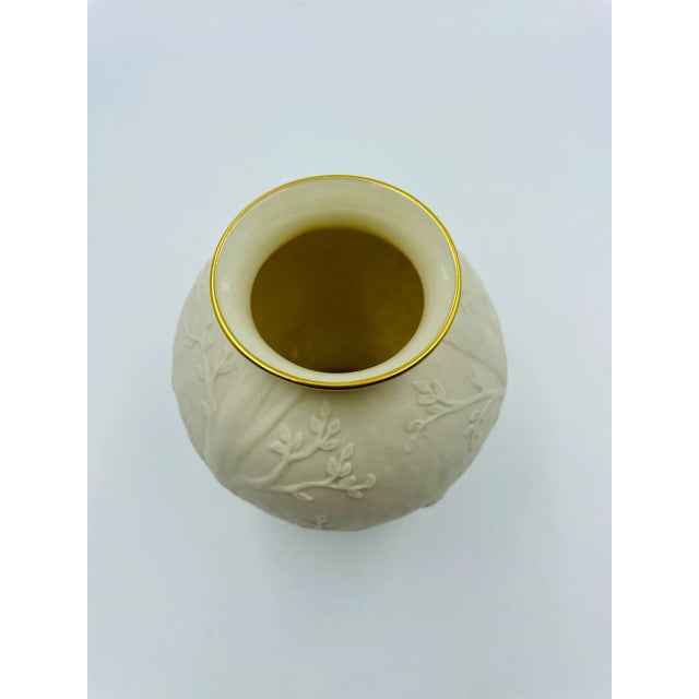 Lenox Vintage Lenox China "Cherub" Heritage Collection Bisque Posy Vase For Sale - Image 4 of 10