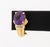 14K Yellow Gold and Amethyst Diamond Huggie Earrings, featuring two prong set oval brilliant amethysts weighing approx....