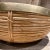 Mid-Century Modern Rattan and Brass Centerpiece Bowl, Italy, 1960s For Sale In San Diego - Image 6 of 7