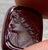 Gemstone Vintage Carnelian Intaglio Gemstone-Pair For Sale - Image 7 of 8