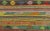Green Mid 20th Century Vintage Turkish Kilim Rug With Colorful Stripe and Diamond Motif Designs For Sale - Image 8 of 12