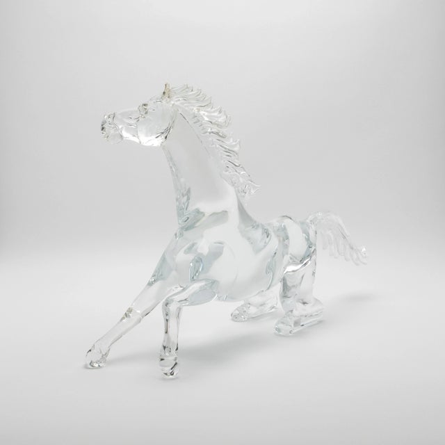 Hand Blown Murano Horse Sculpture For Sale - Image 4 of 11