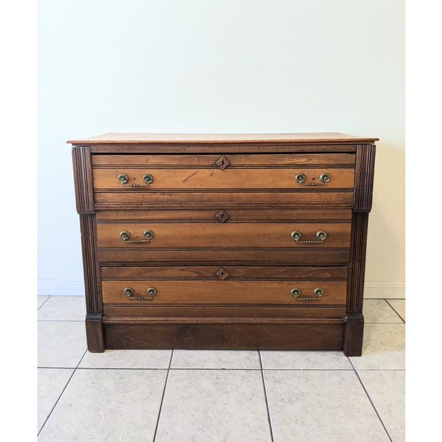 Late 19th Century Antique Eastlake Style Chest of Drawers For Sale - Image 11 of 11