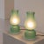 1970s 1970s Aureliano Toso Green Murano Glass Table Lamps - Pair For Sale - Image 5 of 8