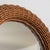 1960s French Wicker Circular Mirror For Sale - Image 4 of 10