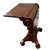 Antique Cylinder Drop Leaf Table For Sale - Image 4 of 12