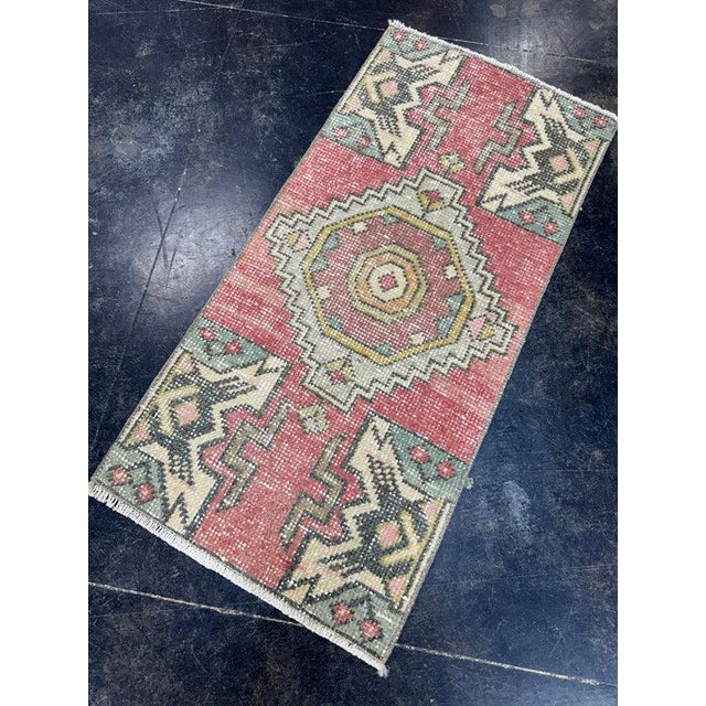 Early 21st Century Turkish Yastik Rug 1'5" x 2'10" For Sale - Image 5 of 6